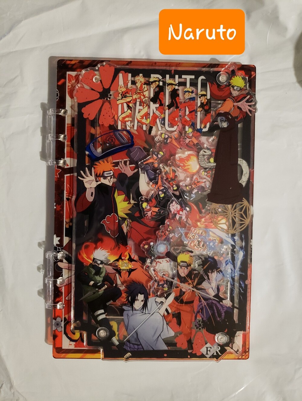 Naruto Acrylic Shaker Notebook
